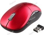 (RAPOO) Brand New 5GHz Wireless Optical Mouse with Nano Mini Receiver USB for PC Laptop - Red (RAPOO) Brand New 5GHz Wireless Optical Mouse with Nano Mini Receiver USB for PC Laptop - Red