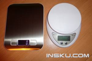 Кухонные весы 5kg x 1g 1.7? Digital Weight Kitchen Food Diet Scale H318 White