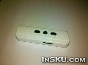 маленький Mp3 в виде флешки (Portable Rechargeable TF Card Reader USB Digital MP3 Player — White)