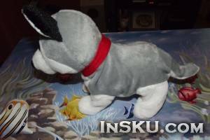 Собака которая умеет гавкать / Cute Funny Electric Walking Barking Puppy Dog Downy Doll Toy. Обзор на InSKU.com