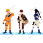 3 x Cartoon Naruto Theme Figure