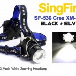 Налобный фонарь с зумом SingFire SF-536 на Cree светодиоде XML T6 от DX. Обзор на InSKU.com