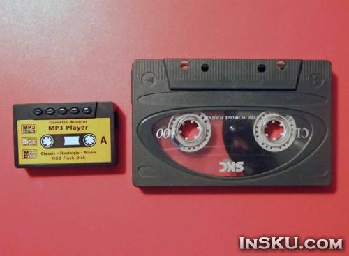 Mp3 плеер в виде винтажной аудиокассеты. Обзор на InSKU.com