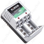 EU Plug 8-Slot Quick Charger Battery Power Station for Rechargeable Ni-MH & Ni-CD Battery in AAA/ AA/ 9V