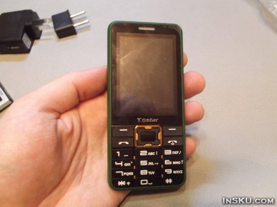 Громкий телефон-звонилка T.Gstar 009 с емкостным резистивным экраном 2.4", Bluetooth, FM и 2-мя сим. . Обзор на InSKU.com
