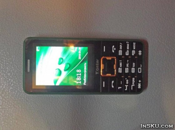 Громкий телефон-звонилка T.Gstar 009 с емкостным резистивным экраном 2.4", Bluetooth, FM и 2-мя сим. . Обзор на InSKU.com