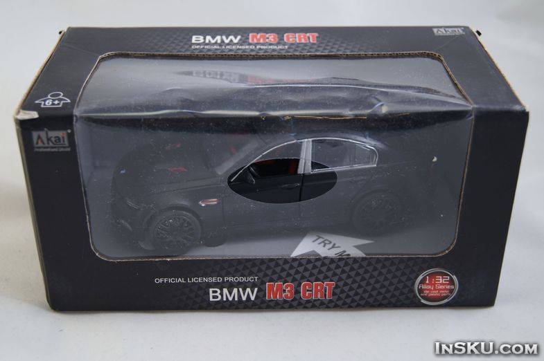 Модель BMW M3 CRT от Akai, масштаб 1:32. Обзор на InSKU.com