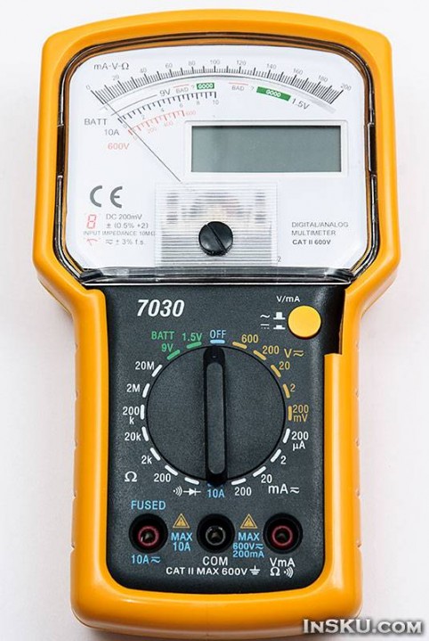 KT7030 - Цифровой мультиметр с аналоговой шкалой.. Обзор на InSKU.com