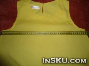 блузка солнечного ярко-желтого цвета. Обзор на InSKU.com