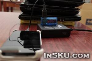 4-х портовая usb зарядка Vina 20W. Обзор на InSKU.com