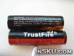 Аккумуляторы TrustFire 14500 на 900mAh.. Обзор на InSKU.com