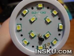 Светодиодные лампочки на 12Вт и 15Вт с цоколем E27, на SMD2835. Обзор на InSKU.com