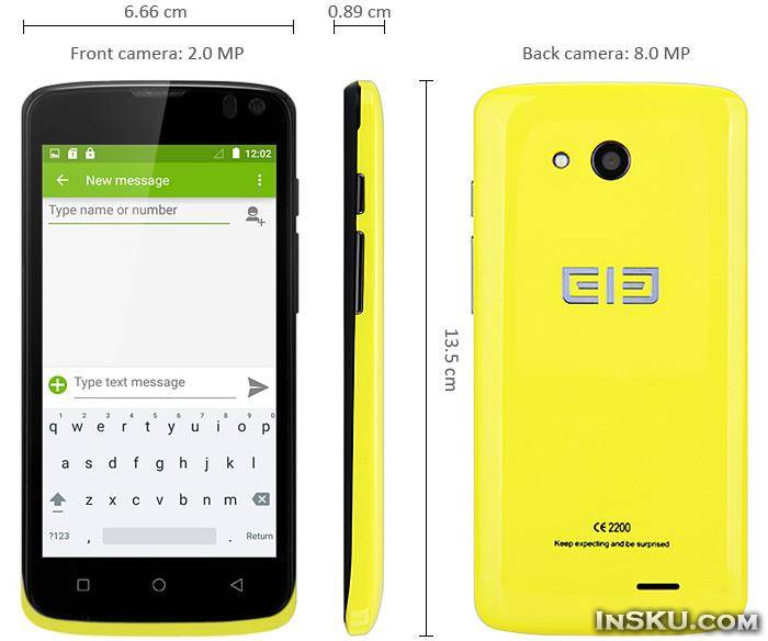 Elephone G2 - недорогой смартфон на Android 5.0. Обзор на InSKU.com