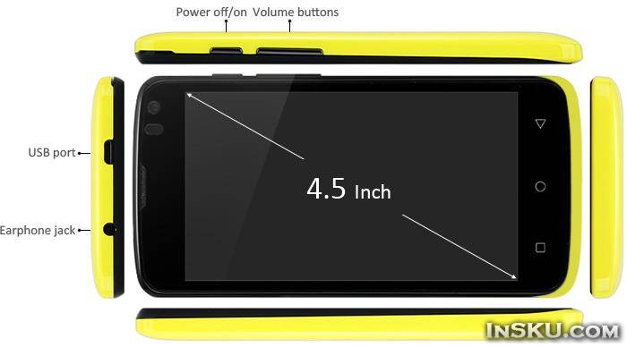 Elephone G2 - недорогой смартфон на Android 5.0. Обзор на InSKU.com