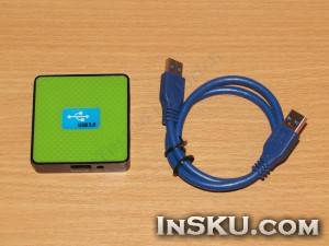Четырехпортовый USB 3.0 хаб.. Обзор на InSKU.com