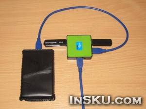 Четырехпортовый USB 3.0 хаб.. Обзор на InSKU.com