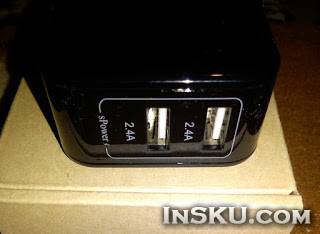 Зарядка BlitzWolf на 2 USB порта с технологией Power3S. Обзор на InSKU.com