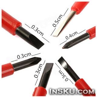 Practical 6 Pcs VDA Electricians Screwdriver Set Electrical Insulated Kit Tools. Обзор на InSKU.com