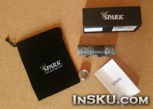Обзор фонаря SPARK SF5 HCRI - очень теплый, но не горячий. Обзор на InSKU.com