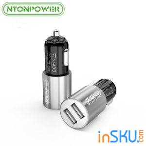 NTONPOWER UCF-2P - просто автозарядка на 2 USB. Обзор на InSKU.com