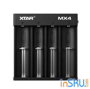 Обзор универсальной зарядки XTAR MX4 - 4 слота, питание через type-c и от ААА до 21700. Обзор на InSKU.com