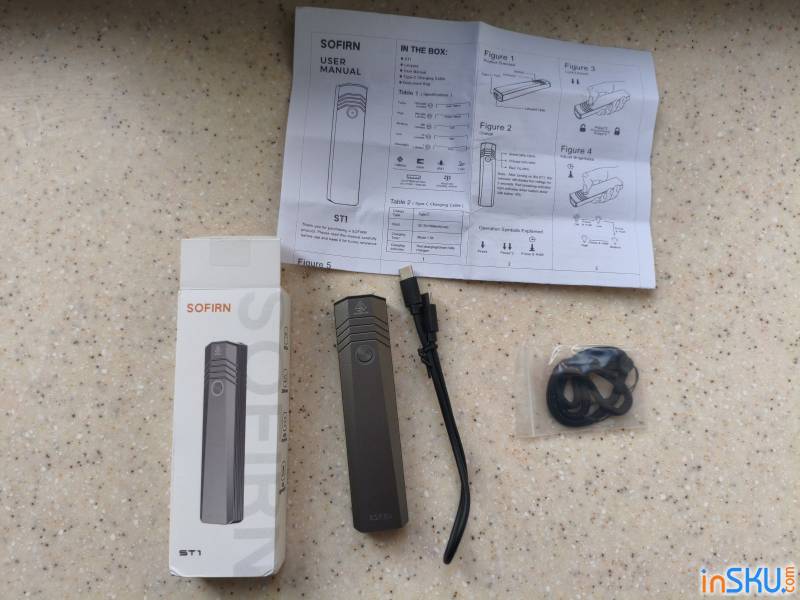 Рисунок №5: Обзор фонаря Sofirn ST1 с AliExpress: 1500 люмен, двойной свет и премиум-сборка за $30 Обзор фонаря Sofirn ST1 с AliExpress: 1500 люмен, двойной свет и премиум-сборка за $30. Обзор на InSKU.com