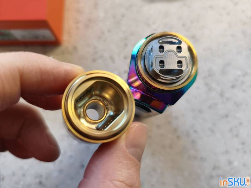 Рисунок №9: Обзор Hellvape Hellbeast RTA - нижний/боковой обдув и красота в глазах смотрящего Обзор Hellvape Hellbeast RTA - нижний/боковой обдув и красота в глазах смотрящего. Обзор на InSKU.com