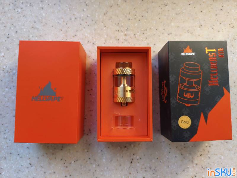 Рисунок №5: Обзор Hellvape Hellbeast RTA - нижний/боковой обдув и красота в глазах смотрящего Обзор Hellvape Hellbeast RTA - нижний/боковой обдув и красота в глазах смотрящего. Обзор на InSKU.com