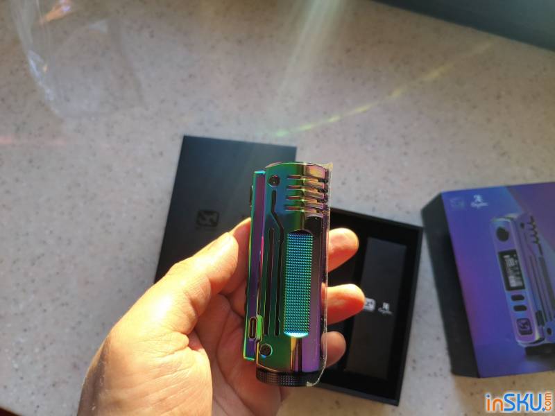 Рисунок №4: Обзор боксмода BD Vape Mod Rayden 100 - красота в глазах смотрящего (часть 2) Обзор боксмода BD Vape Mod Rayden 100 - красота в глазах смотрящего (часть 2). Обзор на InSKU.com