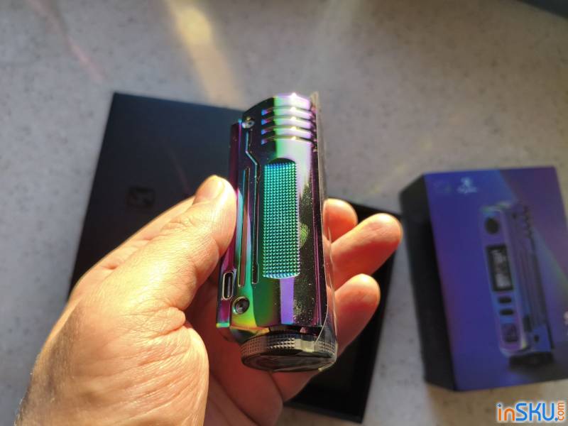 Рисунок №5: Обзор боксмода BD Vape Mod Rayden 100 - красота в глазах смотрящего (часть 2) Обзор боксмода BD Vape Mod Rayden 100 - красота в глазах смотрящего (часть 2). Обзор на InSKU.com