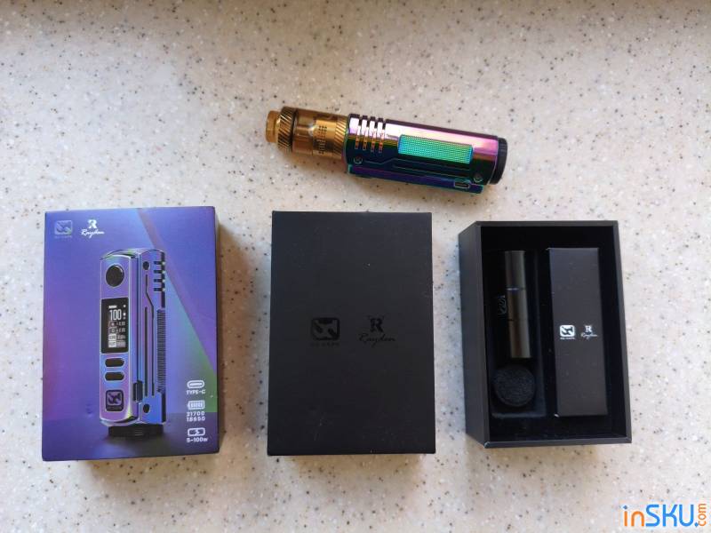 Рисунок №15: Обзор боксмода BD Vape Mod Rayden 100 - красота в глазах смотрящего (часть 2) Обзор боксмода BD Vape Mod Rayden 100 - красота в глазах смотрящего (часть 2). Обзор на InSKU.com