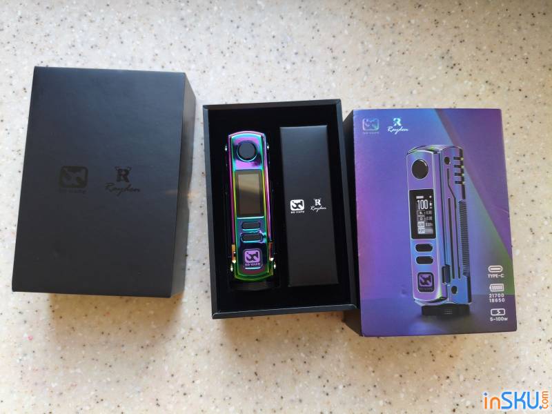 Рисунок №3: Обзор боксмода BD Vape Mod Rayden 100 - красота в глазах смотрящего (часть 2) Обзор боксмода BD Vape Mod Rayden 100 - красота в глазах смотрящего (часть 2). Обзор на InSKU.com