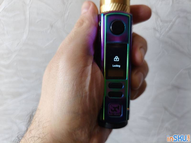 Рисунок №10: Обзор боксмода BD Vape Mod Rayden 100 - красота в глазах смотрящего (часть 2) Обзор боксмода BD Vape Mod Rayden 100 - красота в глазах смотрящего (часть 2). Обзор на InSKU.com