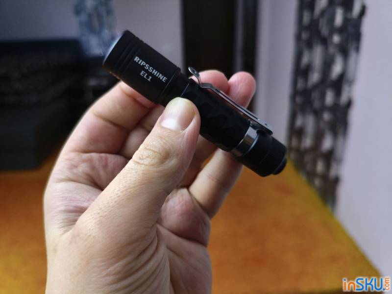 Рисунок №22: Обзор Ripsshine EL1 - EDC фонарь под 14500/АА и 1200lm от XPL Обзор Ripsshine EL1 - EDC фонарь под 14500/АА и 1200lm от XPL. Обзор на InSKU.com