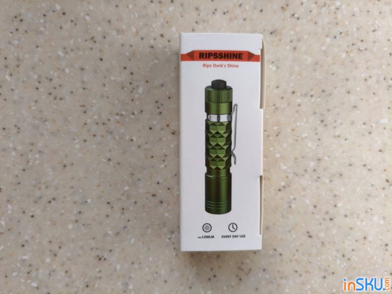 Рисунок №7: Обзор Ripsshine EL1 - EDC фонарь под 14500/АА и 1200lm от XPL Обзор Ripsshine EL1 - EDC фонарь под 14500/АА и 1200lm от XPL. Обзор на InSKU.com