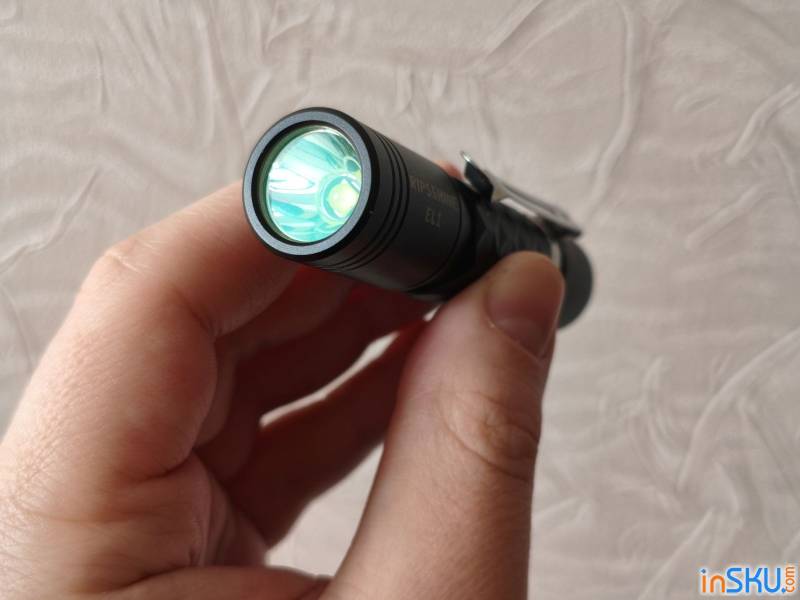 Рисунок №5: Обзор Ripsshine EL1 - EDC фонарь под 14500/АА и 1200lm от XPL Обзор Ripsshine EL1 - EDC фонарь под 14500/АА и 1200lm от XPL. Обзор на InSKU.com