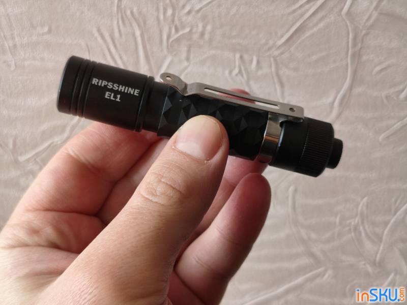 Рисунок №4: Обзор Ripsshine EL1 - EDC фонарь под 14500/АА и 1200lm от XPL Обзор Ripsshine EL1 - EDC фонарь под 14500/АА и 1200lm от XPL. Обзор на InSKU.com
