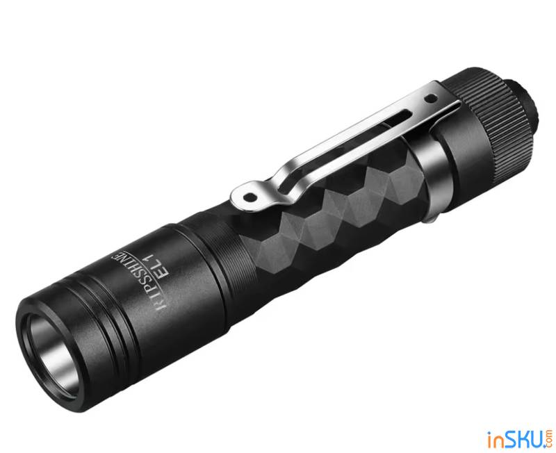 Рисунок №23: Обзор Ripsshine EL1 - EDC фонарь под 14500/АА и 1200lm от XPL Обзор Ripsshine EL1 - EDC фонарь под 14500/АА и 1200lm от XPL. Обзор на InSKU.com