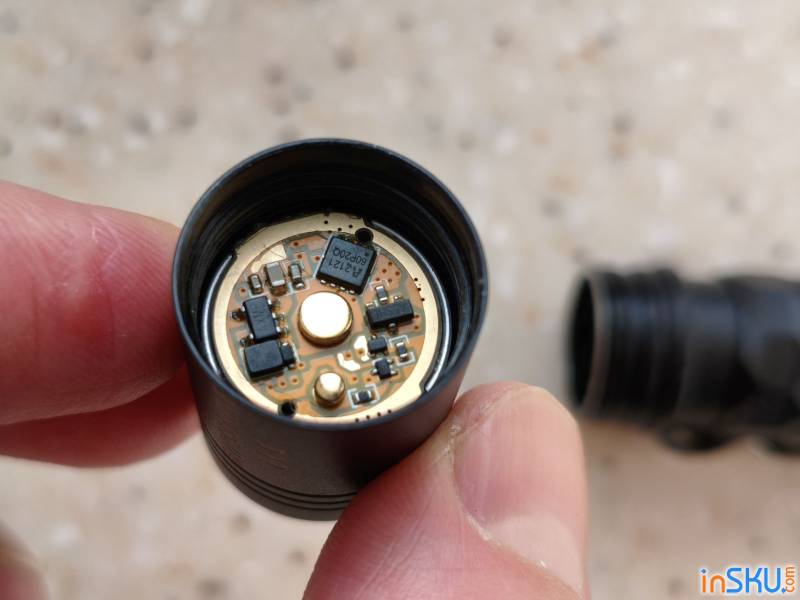 Рисунок №13: Обзор Ripsshine EL1 - EDC фонарь под 14500/АА и 1200lm от XPL Обзор Ripsshine EL1 - EDC фонарь под 14500/АА и 1200lm от XPL. Обзор на InSKU.com