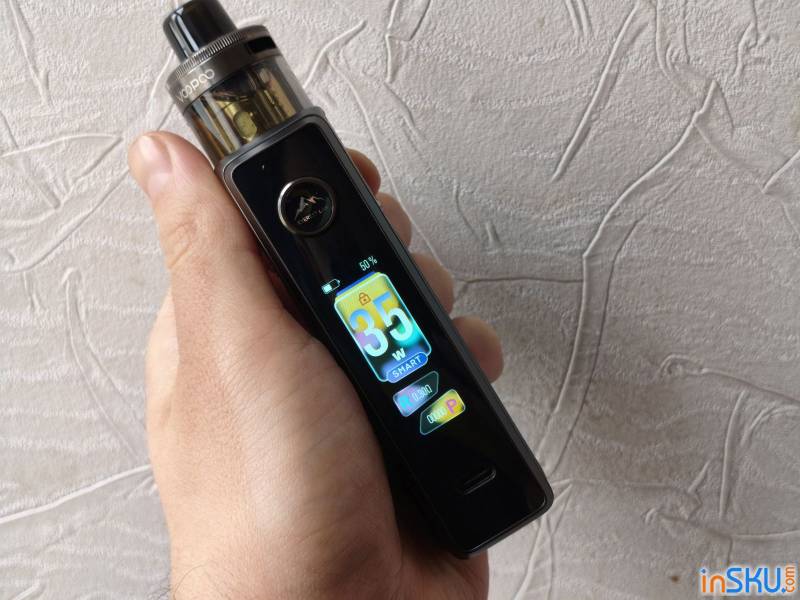 Рисунок №11: Обзор VOOPOO Drag X3 - подик с большим сенсорным экраном и под 21700 Обзор VOOPOO Drag X3 - подик с большим сенсорным экраном и под 21700. Обзор на InSKU.com