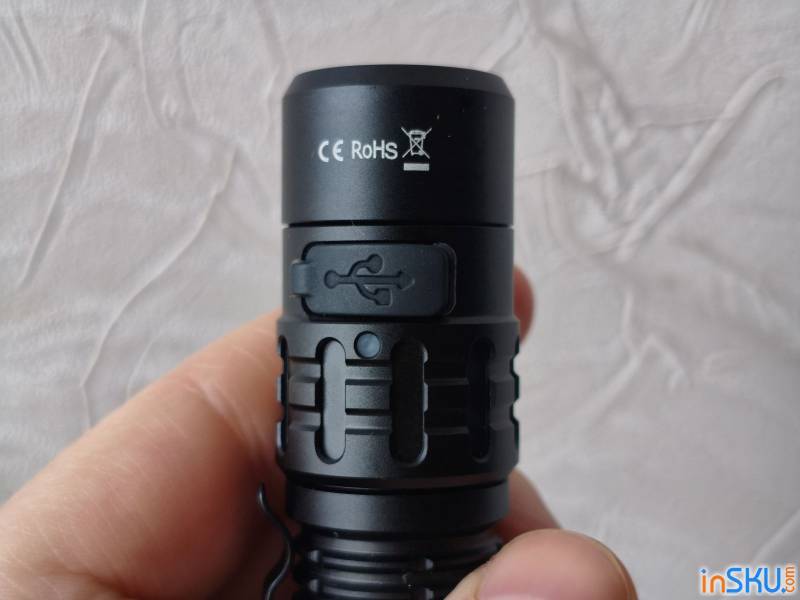 Рисунок №11: Обзор Wurkkos TD02 — компактный "тактический" фонарь на 2000 люмен с зарядкой Type-C Обзор Wurkkos TD02 — компактный "тактический" фонарь на 2000 люмен с зарядкой Type-C. Обзор на InSKU.com