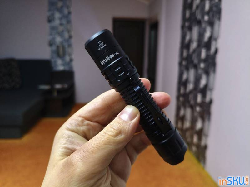 Рисунок №2: Обзор Wurkkos TD02 — компактный "тактический" фонарь на 2000 люмен с зарядкой Type-C Обзор Wurkkos TD02 — компактный "тактический" фонарь на 2000 люмен с зарядкой Type-C. Обзор на InSKU.com