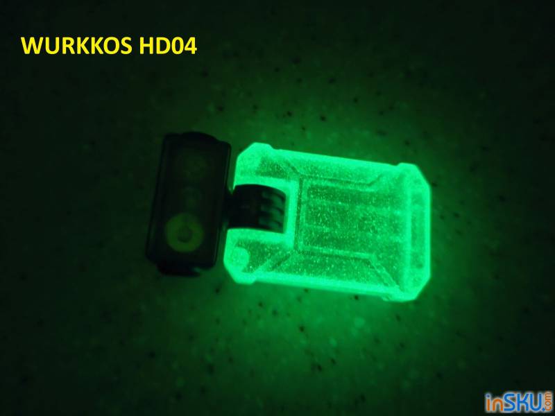 Рисунок №15: Обзор Wurkkos HD04 - EDC фонарь с поворотной головой 180° в стиле робота ВАЛЛ-И Обзор Wurkkos HD04 - EDC фонарь с поворотной головой 180° в стиле робота ВАЛЛ-И. Обзор на InSKU.com