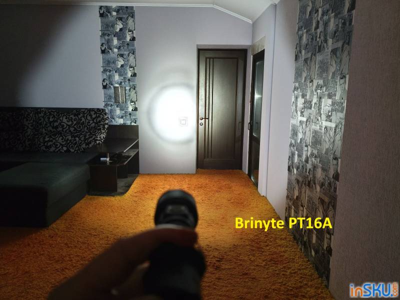 Рисунок №15: Обзор Brinyte PT16A - тактический фонарь с продуманным управлением Обзор Brinyte PT16A - тактический фонарь с продуманным управлением. Обзор на InSKU.com