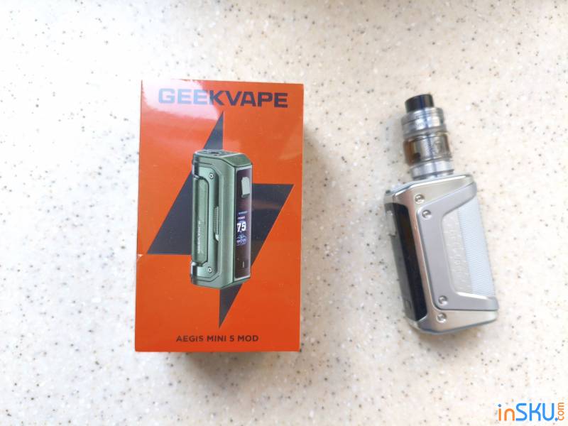 Рисунок №4: Обзор GeekVape Aegis Mini 5 - снова приличная, но половинка от старшего собрата Обзор GeekVape Aegis Mini 5 - снова приличная, но половинка от старшего собрата. Обзор на InSKU.com