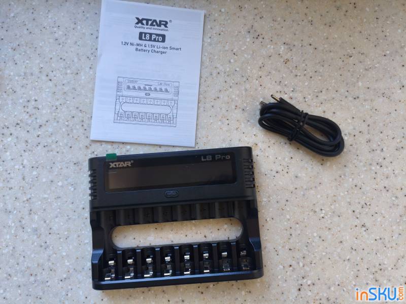 Рисунок №6: Обзор XTAR L8 Pro - 8-слотовая зарядка AA/AAA Ni-MH & 1.5V Li-ion c функцией продления ресурса батарей Обзор XTAR L8 Pro - 8-слотовая зарядка AA/AAA Ni-MH & 1.5V Li-ion c функцией продления ресурса батарей. Обзор на InSKU.com
