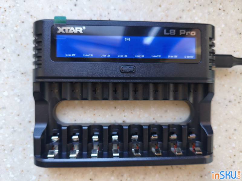 Рисунок №14: Обзор XTAR L8 Pro - 8-слотовая зарядка AA/AAA Ni-MH & 1.5V Li-ion c функцией продления ресурса батарей Обзор XTAR L8 Pro - 8-слотовая зарядка AA/AAA Ni-MH & 1.5V Li-ion c функцией продления ресурса батарей. Обзор на InSKU.com