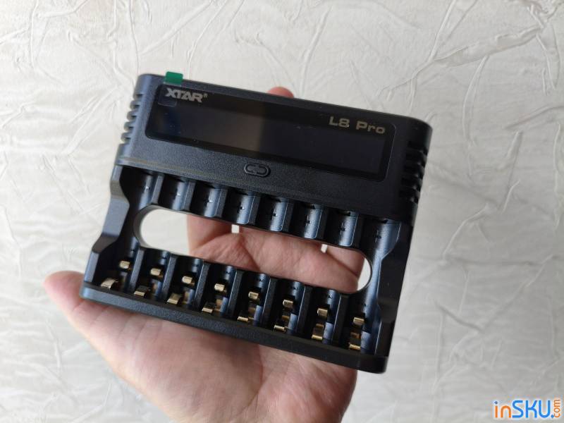Рисунок №9: Обзор XTAR L8 Pro - 8-слотовая зарядка AA/AAA Ni-MH & 1.5V Li-ion c функцией продления ресурса батарей Обзор XTAR L8 Pro - 8-слотовая зарядка AA/AAA Ni-MH & 1.5V Li-ion c функцией продления ресурса батарей. Обзор на InSKU.com