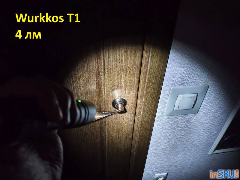 Рисунок №14: Обзор Wurkkos T1 - мощный тактический фонарь на 5500 люмен и боковой RGB свет Обзор Wurkkos T1 - мощный тактический фонарь на 5500 люмен и боковой RGB свет. Обзор на InSKU.com