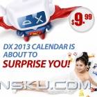 Pre-Order DX 2013 Desk Calendar with 12 Months' Coupon Codes (Big Surprise)